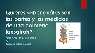 MEDIDAS DE LA COLMENA TIPO LANSGTROH - YouTube