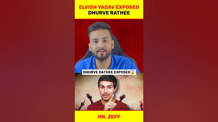 Elvish Yadav Exposed Dhruv Rathee 😡 | Elvish Yadav vs Dhruv Rathee Controversy #shorts #elvishyadav