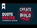 Inkscape tutorial  quote typography poster design