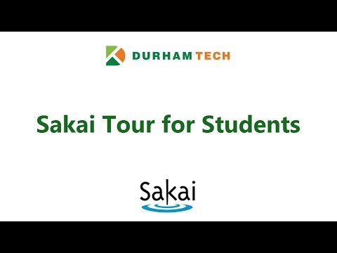 [RETIRED] Sakai Tour for Students