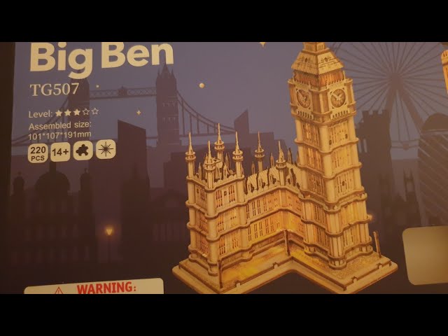 Big Ben 3D Wooden Puzzle by Rolife