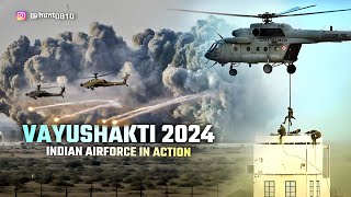 Indian Airforce Firepower  VAYUSHAKTI 2024 (Military Motivation)