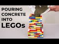 Pouring Concrete into LEGO
