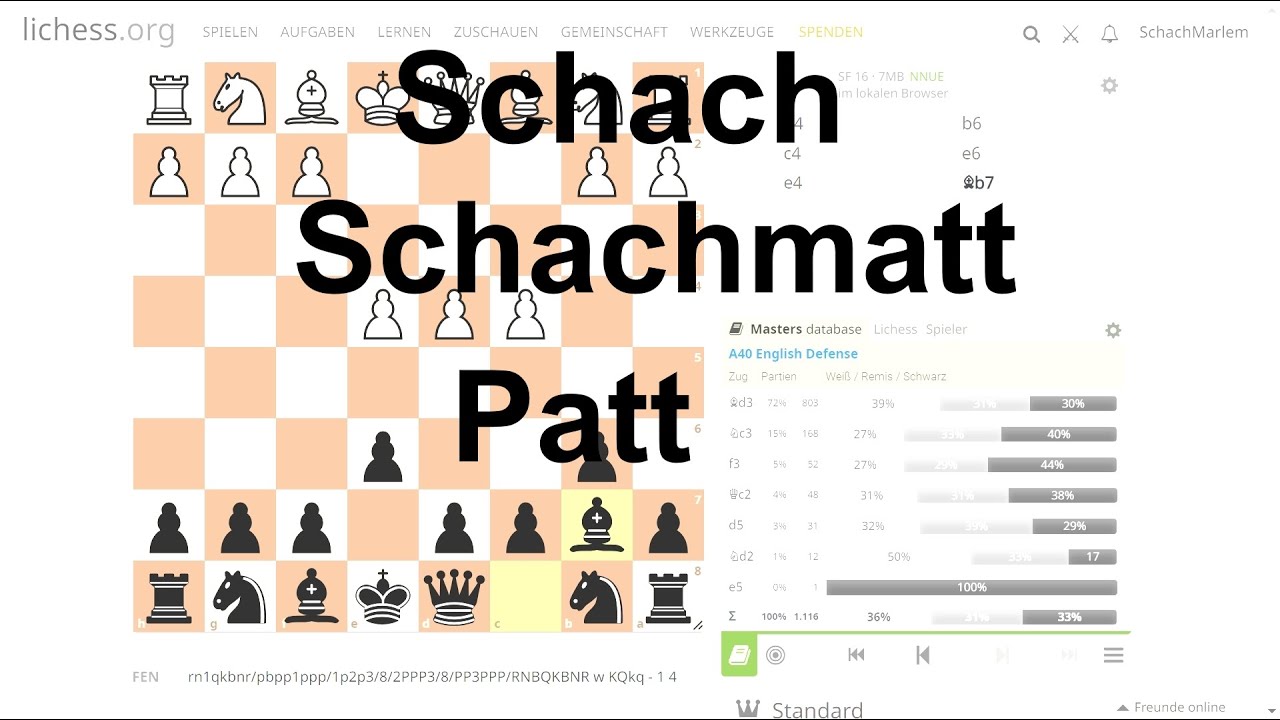 Was Ist Patt Im Schach www.youtube.com