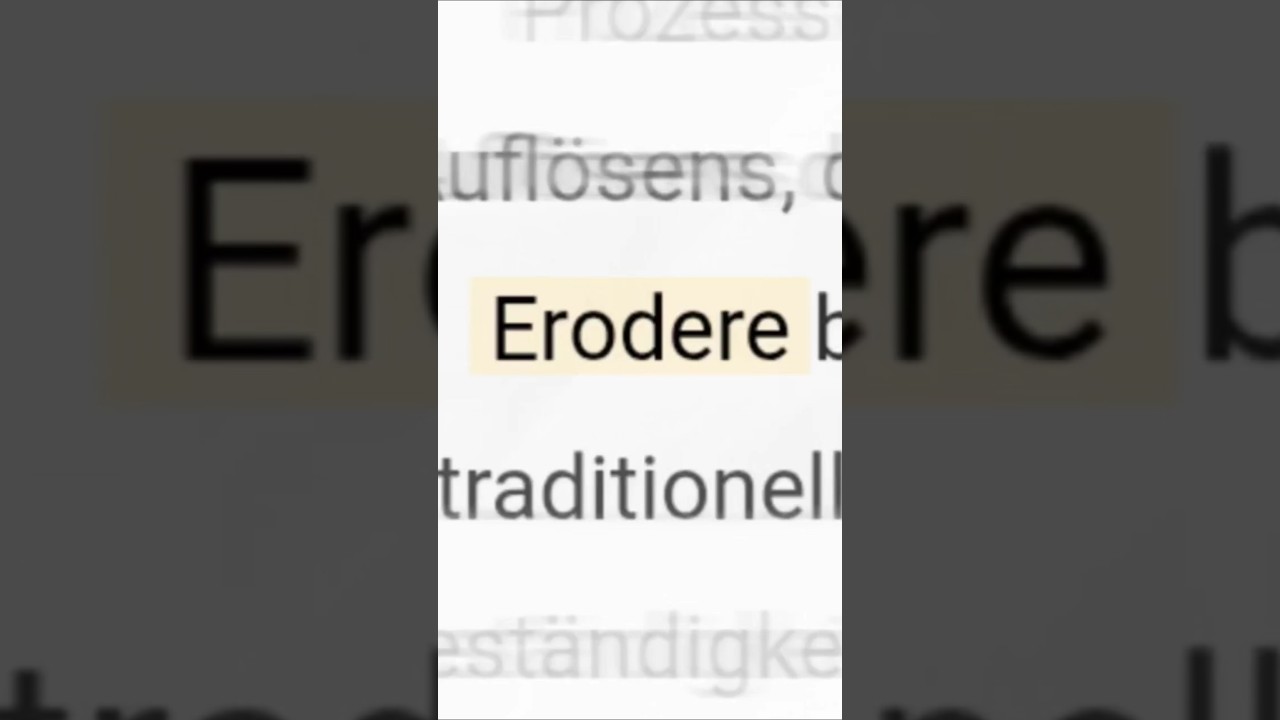 Kennst du mehr Eroderes? 