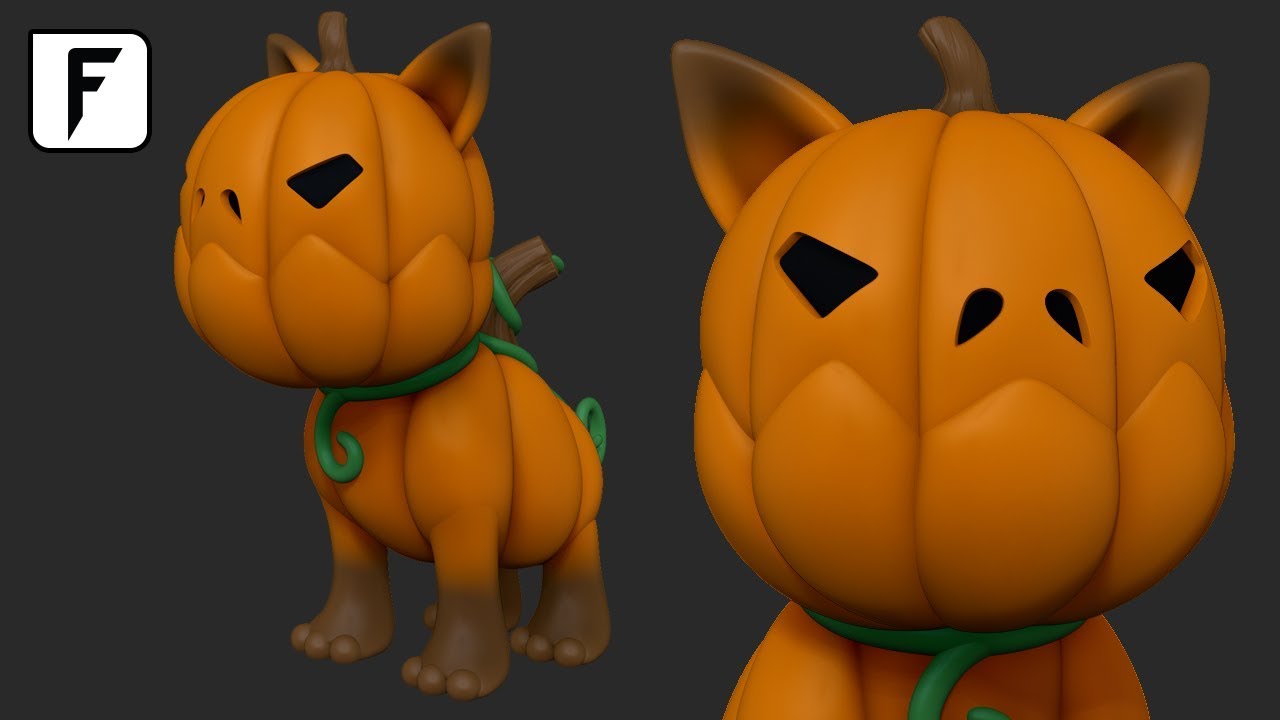 how to make a pumpkin in zbrush