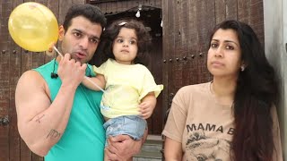 Karan Patel With Daughter Mehr and Wife Ankita Bhargava Reaction On Sidharth Shukla's Sudden Demise