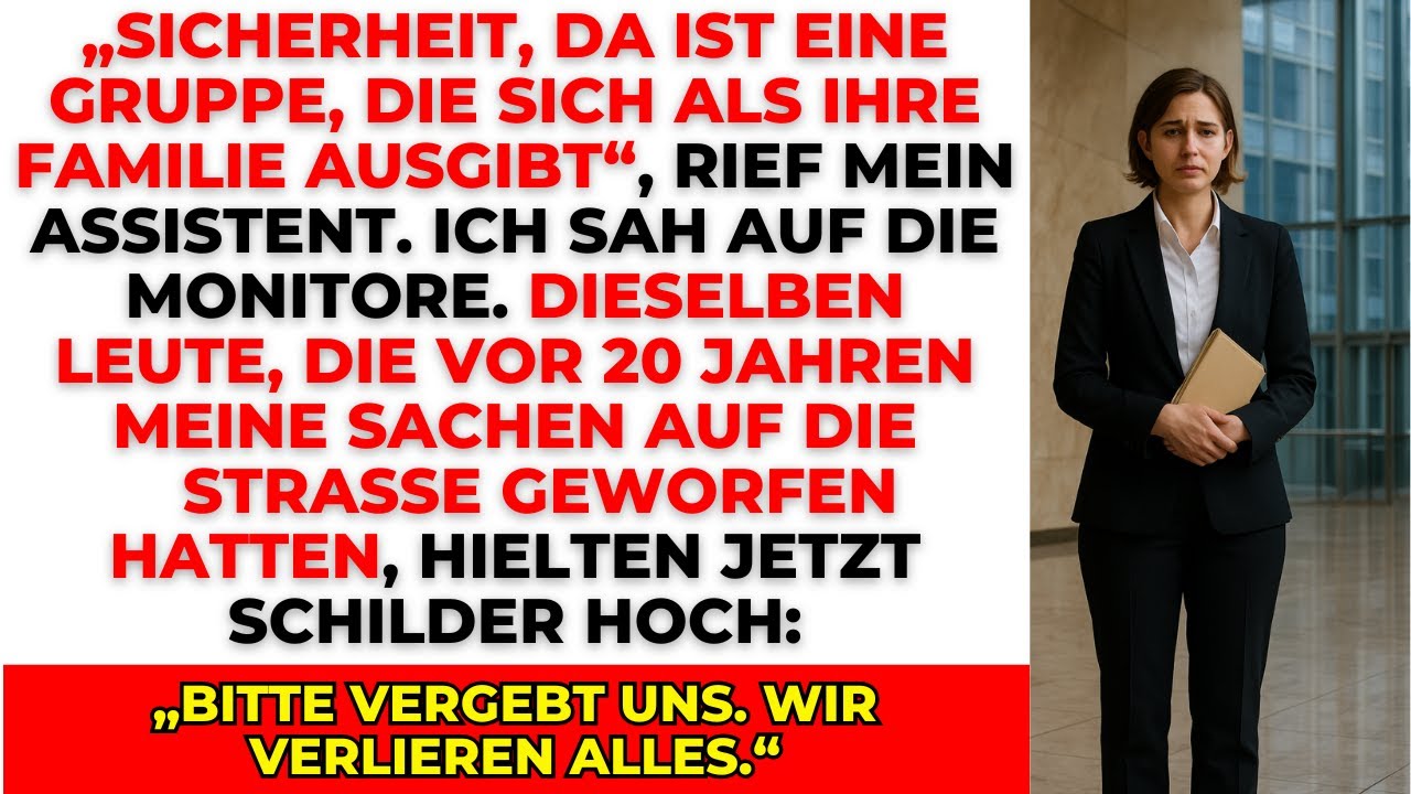 Mit 16 von der Familie verstoßen – Jetzt betteln sie an meinem Firmentor