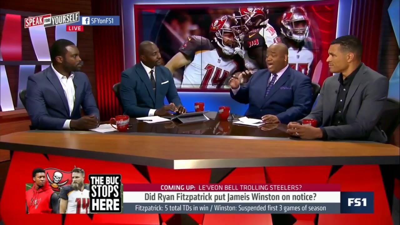 Fitzpatrick- 5 total TDs in win - Winston- Suspended first 3 games of season - Speak For Yourself