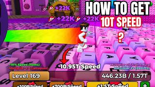 How To Get 10 TRILLION SPEED In Just 1 Day! ⚡ (+1 Speed Keyboard Escape)