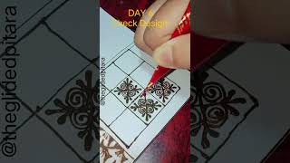 New easy check mehendi designs #mehendidesign #shortsfeed #trendingshorts #henna#satisfying
