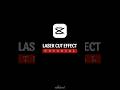 Laser Cut TEXT Effect in Capcut - Tutorial #shorts