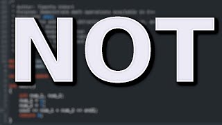 C Programming Tutorial - Not Operator