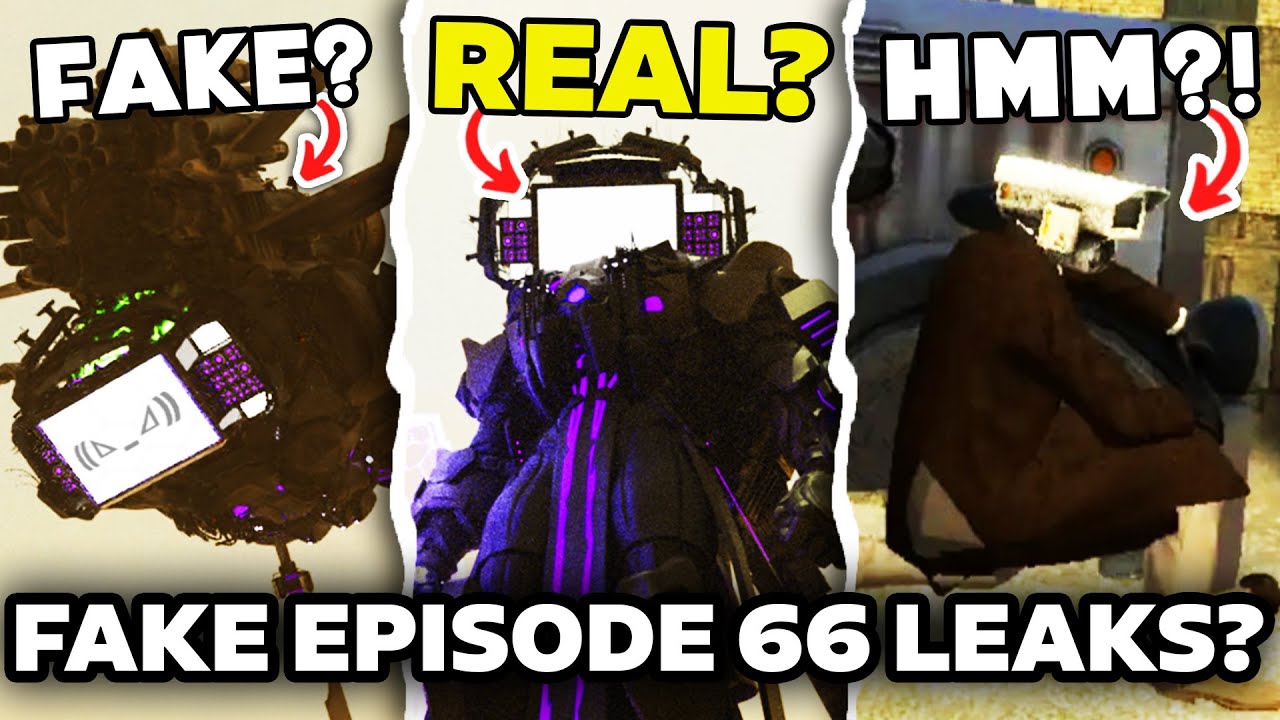 TITAN TV MAN LEAKS?? REAL OR FAKE??! Skibidi Toilet ALL SECRETS