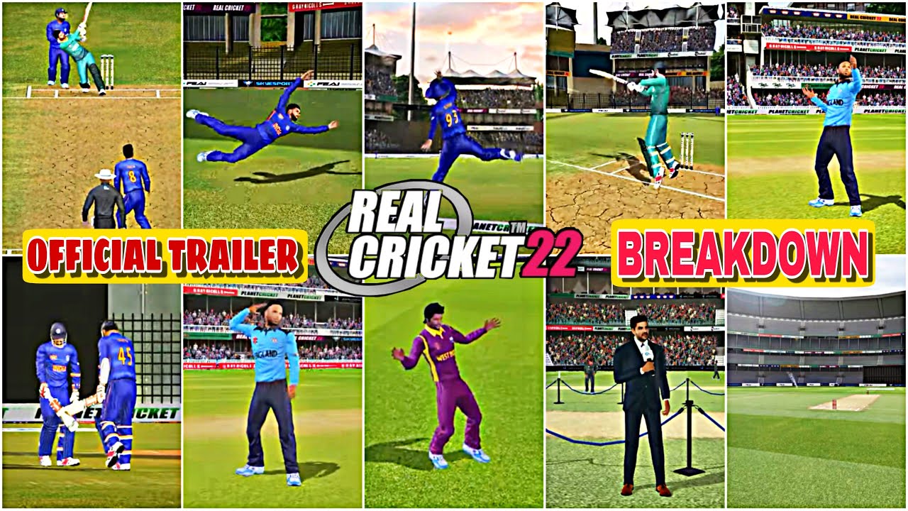 REAL CRICKET 22 *OFFICIAL TRAILER* Breakdown 🔥