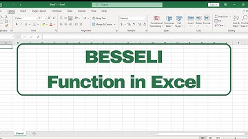BESSELI Function in Excel
