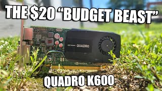 Can you GAME on a QUADRO from 2013? (Yes)  Quadro k600 vs 2022 Performance