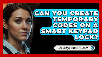 Can You Create Temporary Codes On A Smart Keypad Lock? - SecurityFirstCorp.com