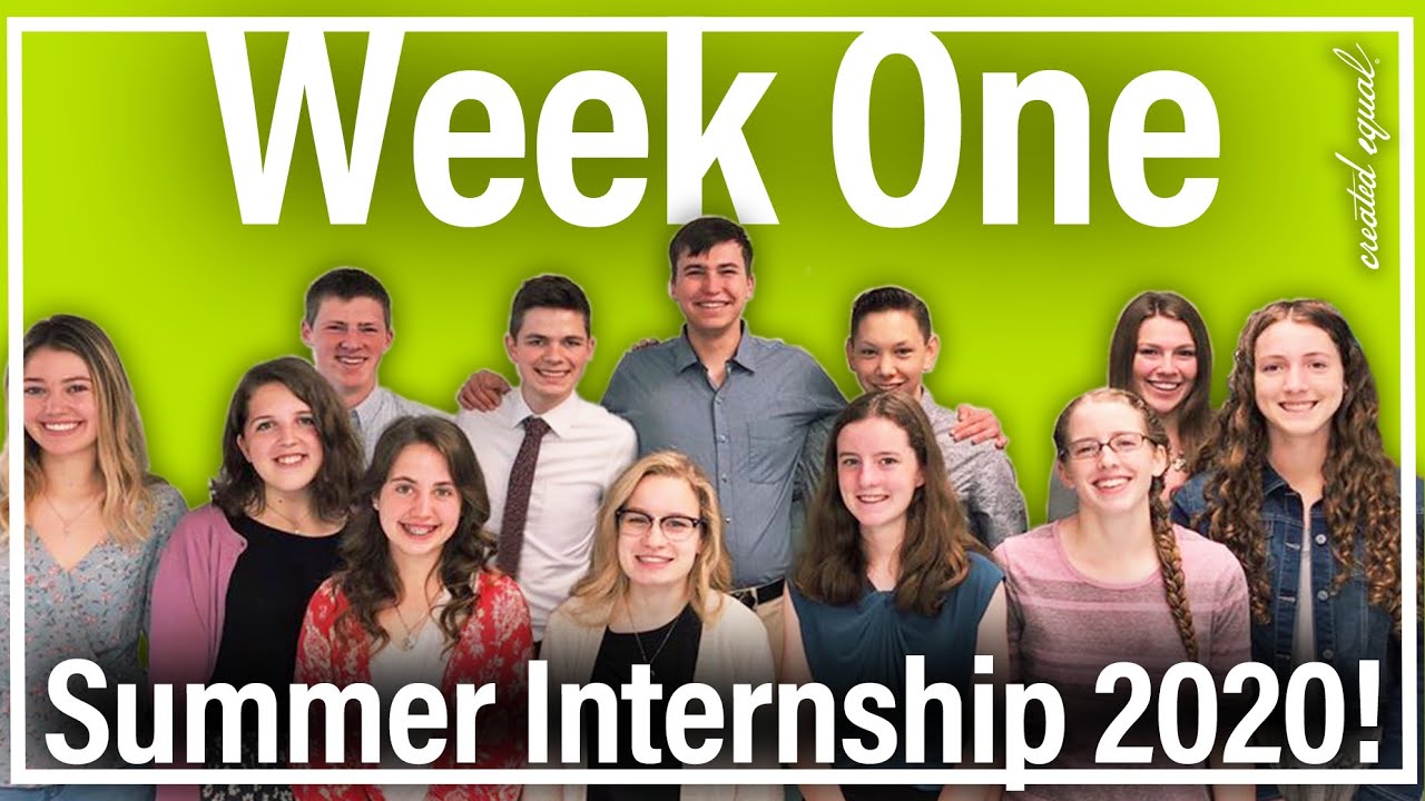 Summer Internship Week One! YouTube