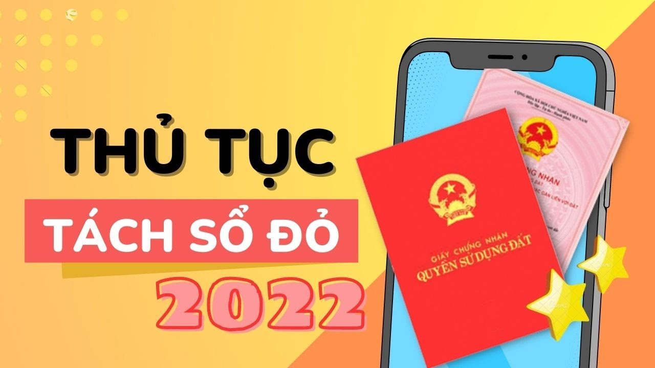 Thủ Tục Tách Sổ Đỏ Mới Nhất 2022 Và các Khoản Tiền... - youtube