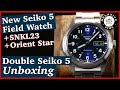 2021 New Seiko 5 Watch! SRPG29 | Double Seiko 5 Unboxing + Orient Star