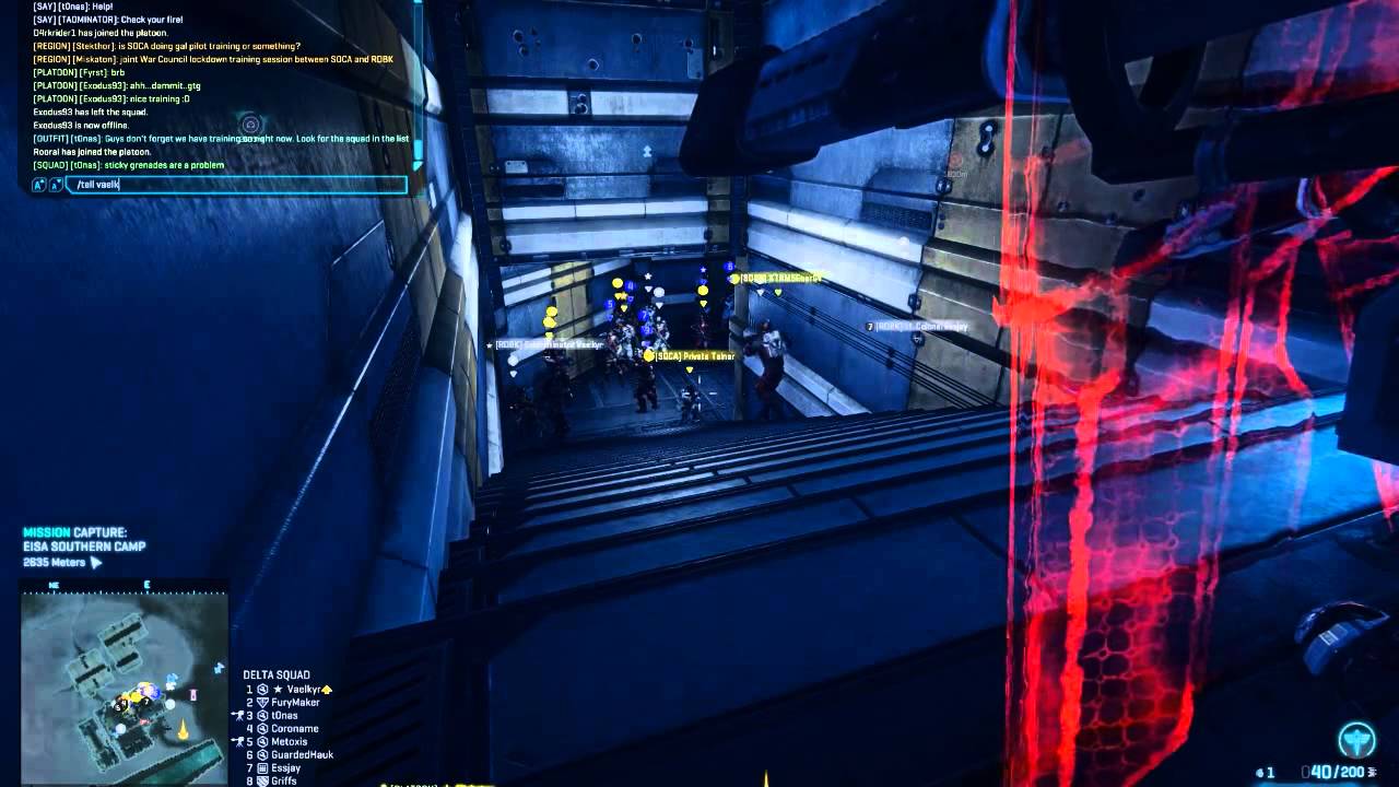 PlanetSide 2 - Indoor Training from [RDBK] Vaelkyri