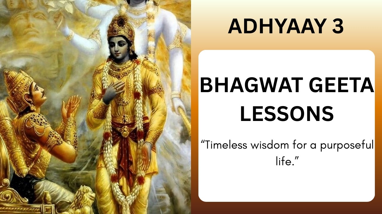 DAY65 भगवान भी क्यों करते हैं कर्म? | 3.22 - 3.24 #srimadbhagvadgeeta #shreekrishna #karmayoga