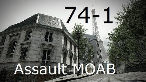 MW3: 74-1 Assault MOAB 70 Killstreak Kill Confirmed