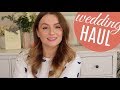 What I've Bought For Our Wedding | Huge Wedding Haul | Frankie Amelia