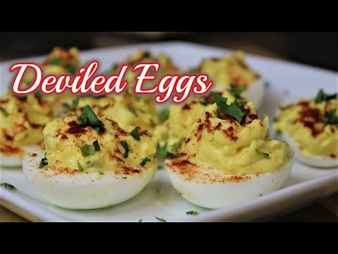 Classic Deviled Eggs - Easter Appetizer - Easy Recipe