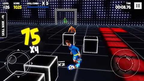 Watch how I scored 2 203 points on my Level 26 Skill Run! #skilltwinsfootballgame @SkillTwins