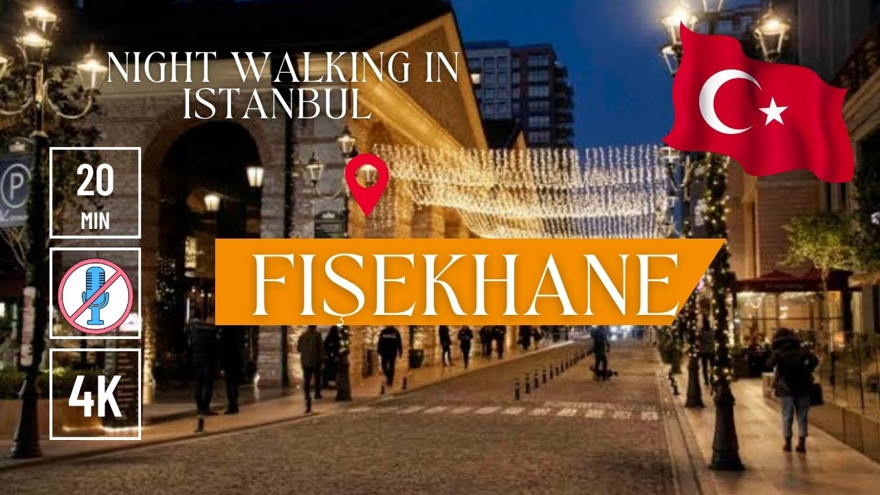 Fişekhane Istanbul Walk | Modern Culture Spot | No Talking 4K HD