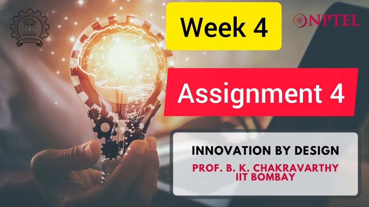 design technology and innovation nptel assignment answers