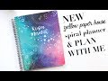 NEW Yellow Paper House Spiral Planner & PLAN WITH ME