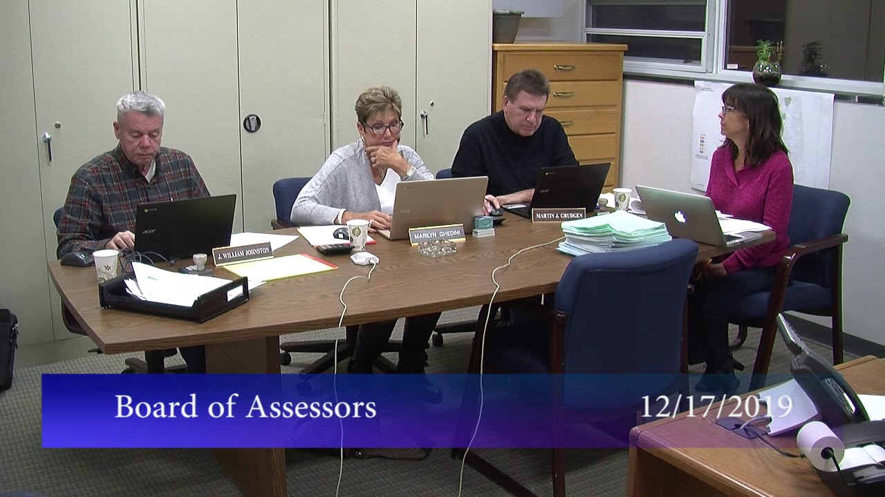 Board of Assessors, December 17, 2019 YouTube