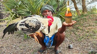 ASMR=Country Chicken Gravy || Cooking Traditional Village Country Chicken Recipe