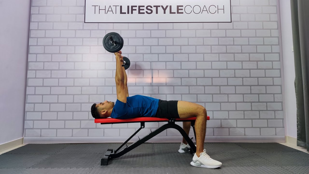 BARBELL CLOSE GRIP TRICEP PRESS - YouTube