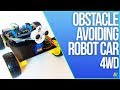 Arduino Obstacle Avoiding Robot Car 4WD