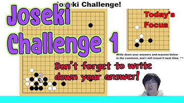 [Go/Baduk/Weiqi] Joseki Challenge 1