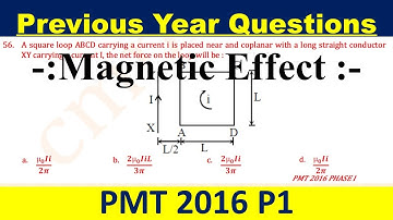 A square loop ABCD carrying a current i is placed near and coplanar with a long straight conductor