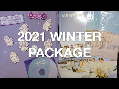 BTS WINTER PACKAGE 2021 UNBOXING ❄️ - YouTube