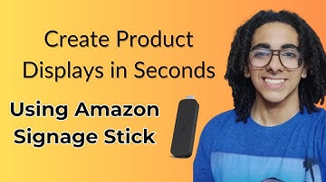 Create Interactive Product Displays in Seconds with Amazon Signage Stick