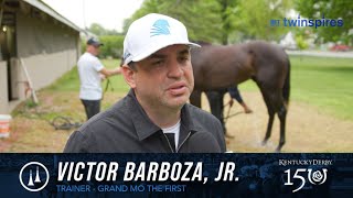 Trainer Victor Barboza, Jr. shares the anticipation for his first Kentucky Derby starter
