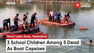 Vadodara Boat Accident: 3 School Children And 2 Teachers Die After Boat Capsizes | Harni Lake