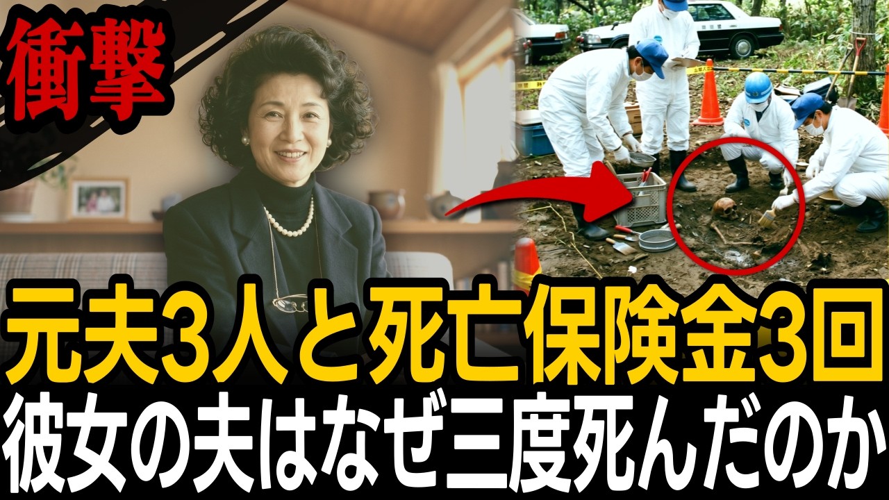 1990年代連続死亡事件—6年間彼女の夫はなぜ三度死んだのか…元夫3人と死亡保険金3回【ミステリー】【朗読】
