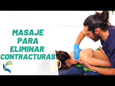 Como hacer MASAJE DESCONTRACTURANTE para cervicales | Fisiolution