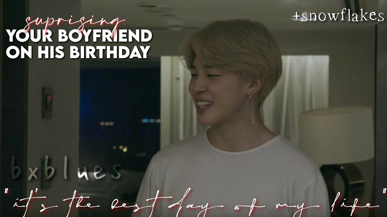 [Jimin ASMR🎧] Suprising your boyfriend on his birthday | +🌨️❄️