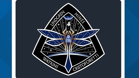 Texas A&M student designs patch for NASA SpaceX Crew4 as a favor to her dad... the mission commander
