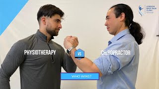 Chiropraticien vs physiothérapeute