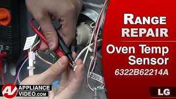 LG Stove - Wont Reach Temperature - Oven Temp Sensor Repair and Diagnostic